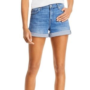 ⭐️HOST PICK⭐️ 7 For All Mankind Mid Roll Up Short- Shoreline Drive size 29 NWT